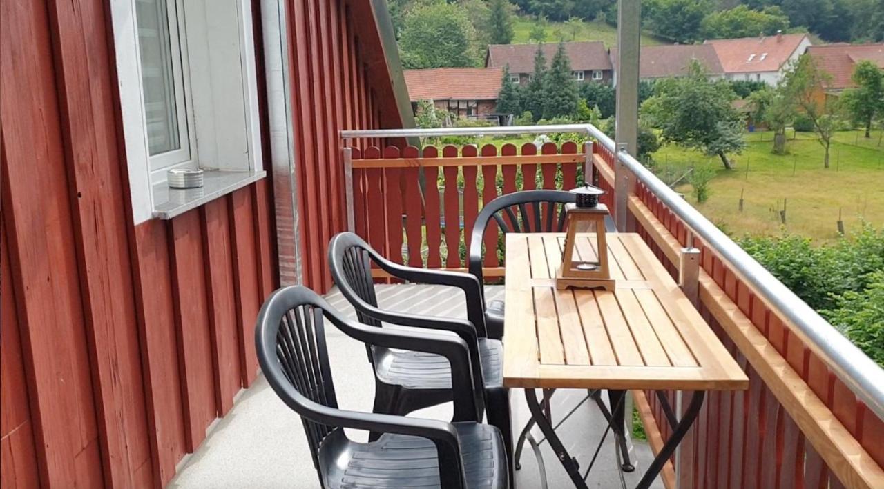 Fewo Mit Balkon Direkt Am Wald Und Wanderweg Ruhe Pur 2 Og Bad Sachsa Eksteriør billede